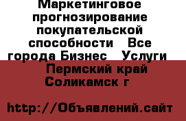 Маркетинговое прогнозирование покупательской способности - Все города Бизнес » Услуги   . Пермский край,Соликамск г.